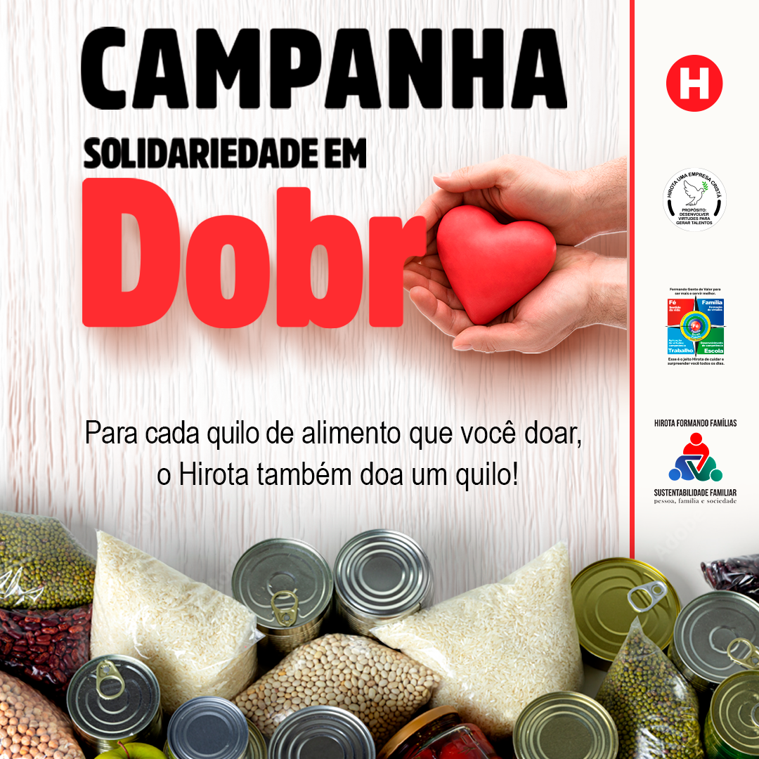 Campanha de solidariedade 2024 Hirota Food